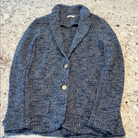 Faherty Navy Knit Blazer - Ladies XS - Picture 3 of 5